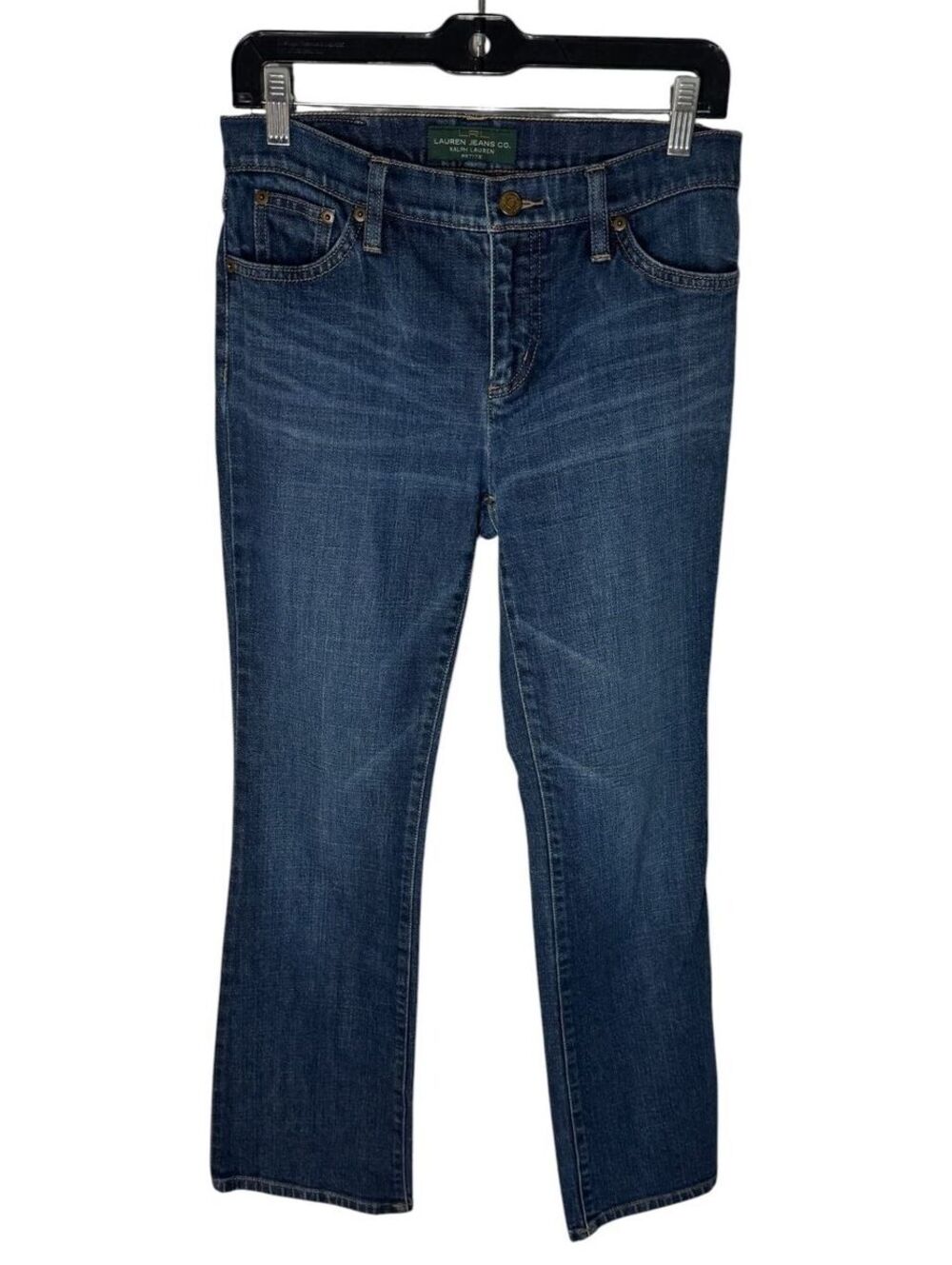 Lauren Ralph Lauren Petite Women’s 4P Blue Denim Bootcut Jeans